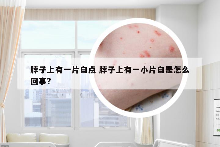 脖子上有一片白点 脖子上有一小片白是怎么回事?